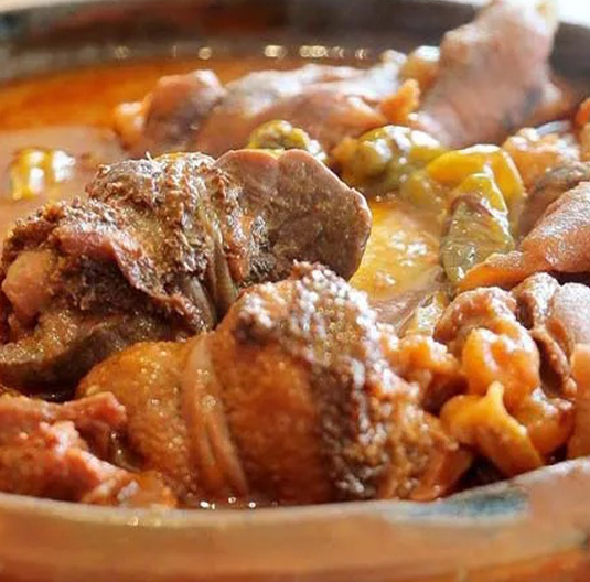 Fufu with akrantie soup 1
